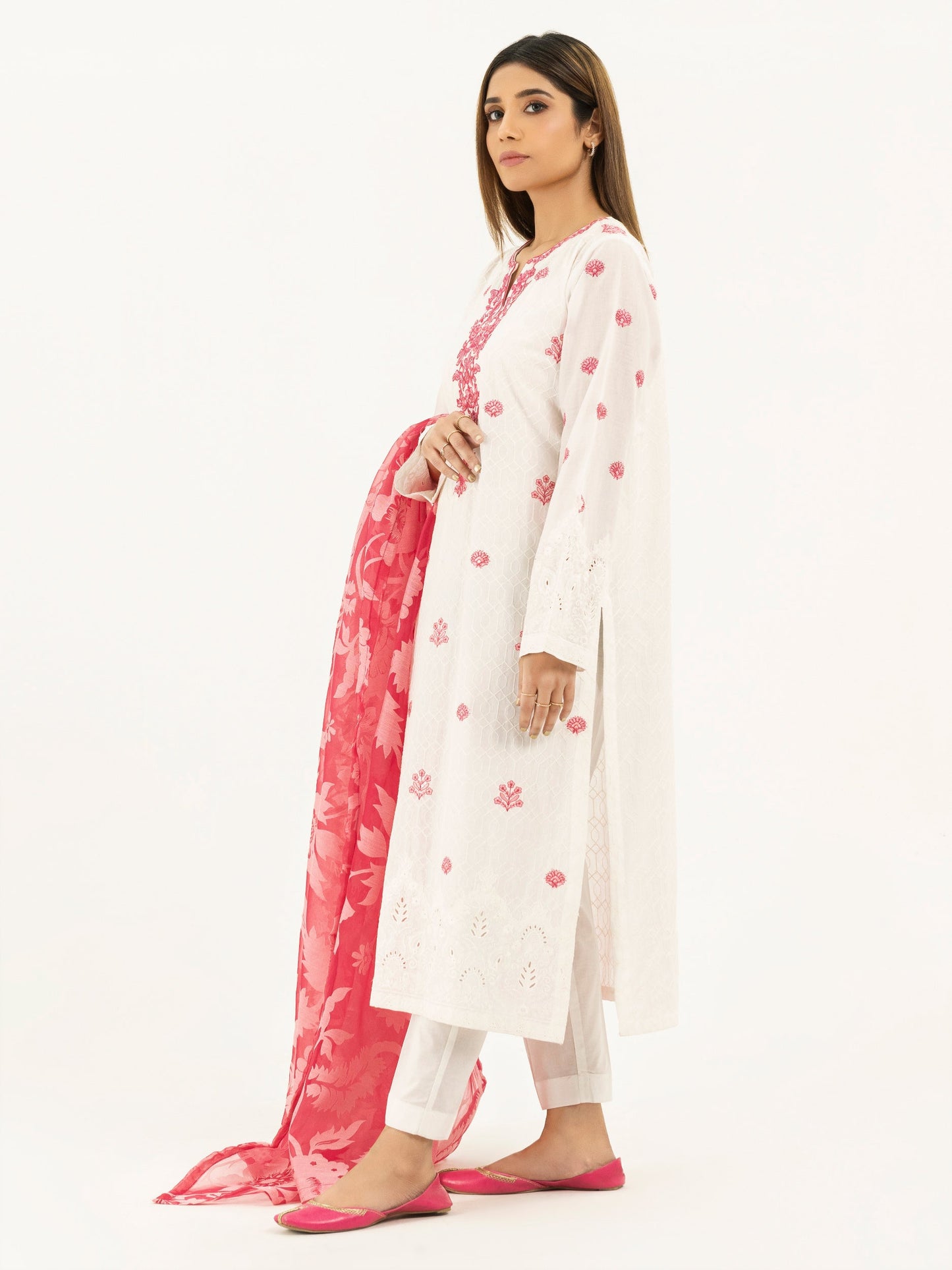 2 Piece Lawn Suit-Embroidered (Pret)