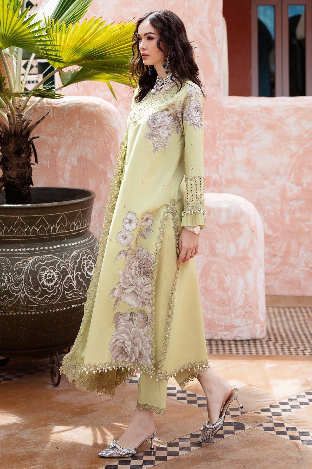 3-PC Charizma Unstitched Lawn Collection RM5-08