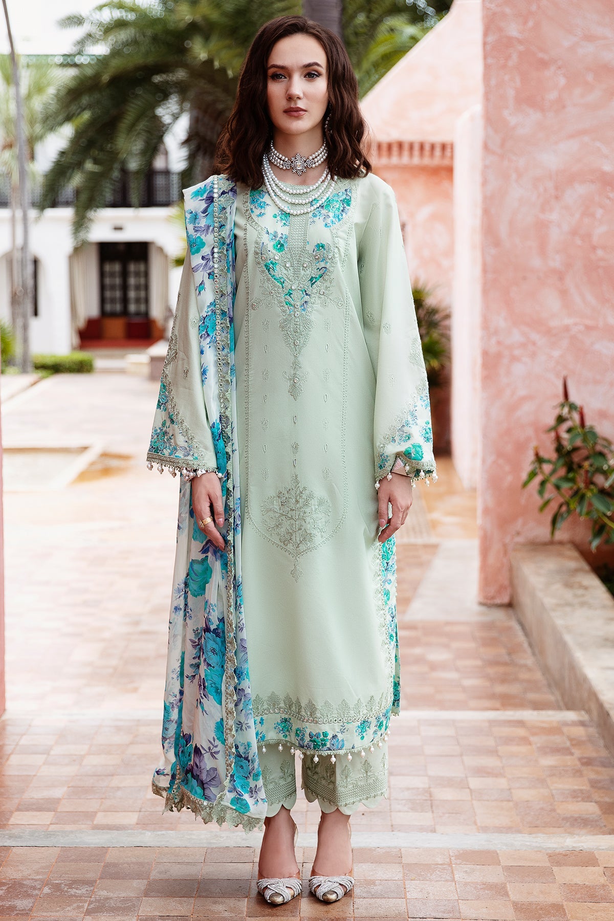 3-PC Charizma Unstitched Lawn Collection RM5-04