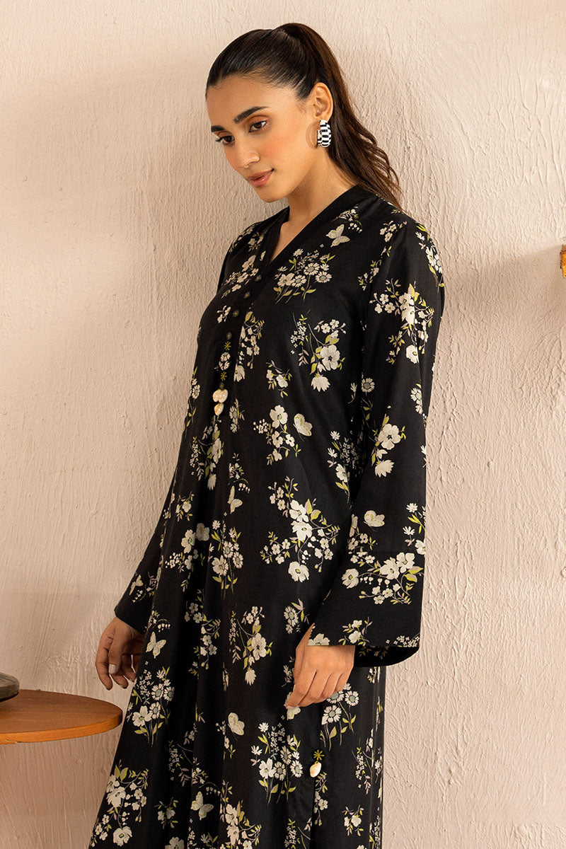 ONXY FLARE PRINTED KHADDAR SHIRT