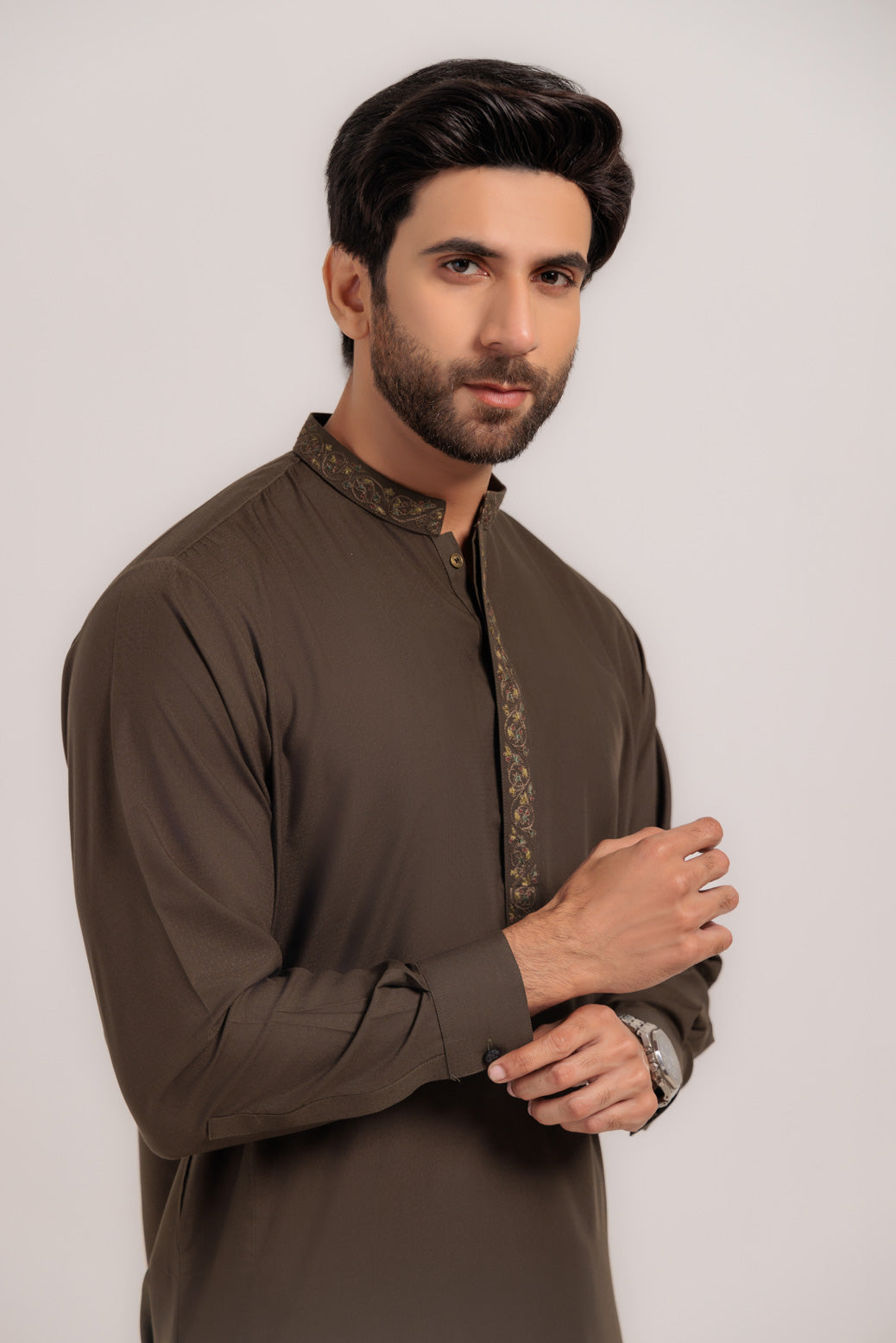 FROST-BLENDED-KURTA SHALWAR - (KSRW24-032)