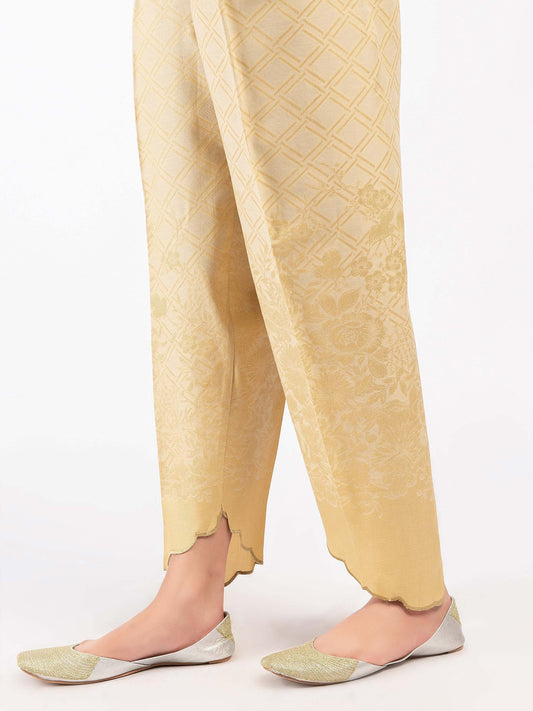 Asymmetric Jacquard Trousers