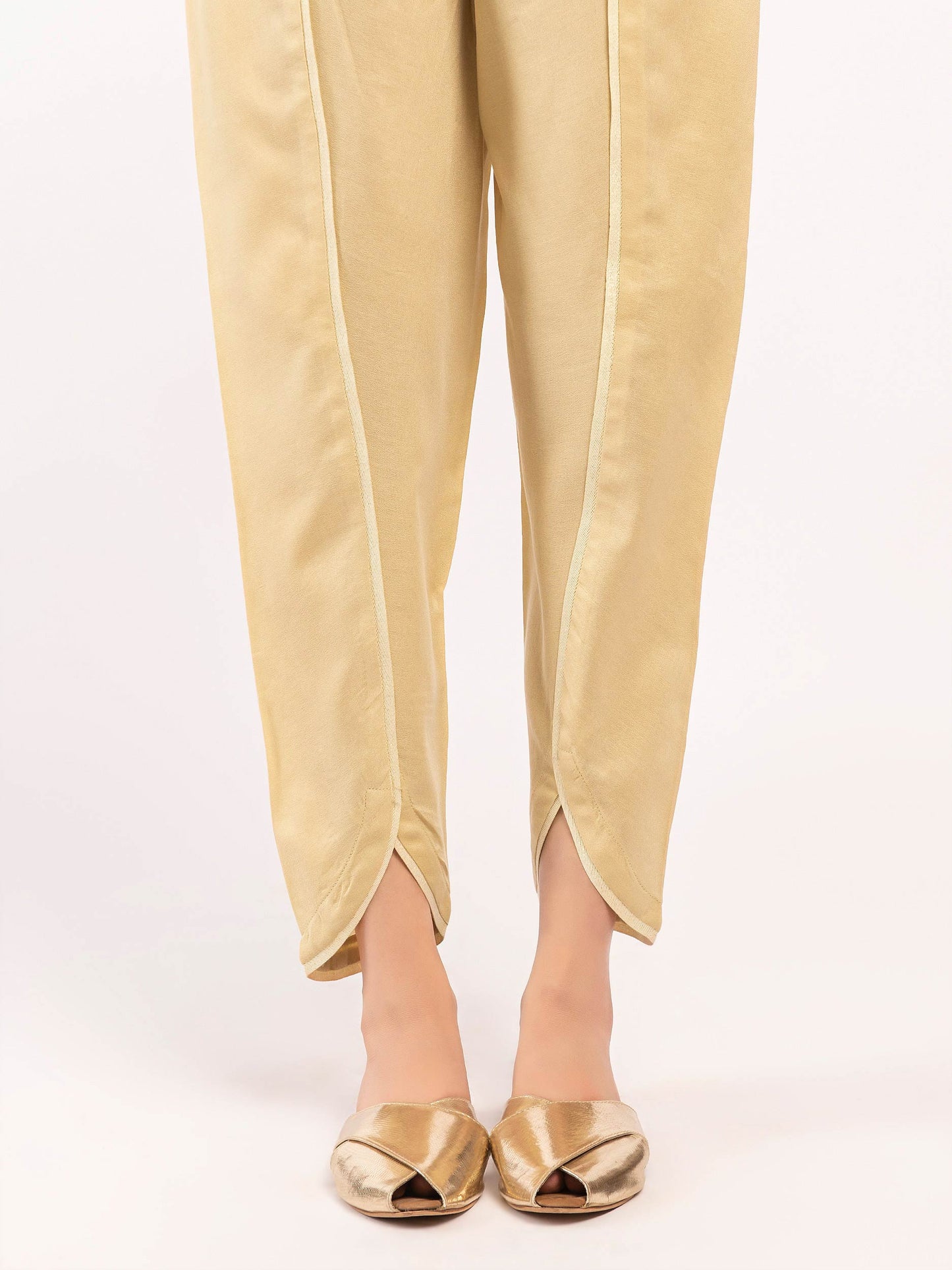 Laced Crepe Trousers