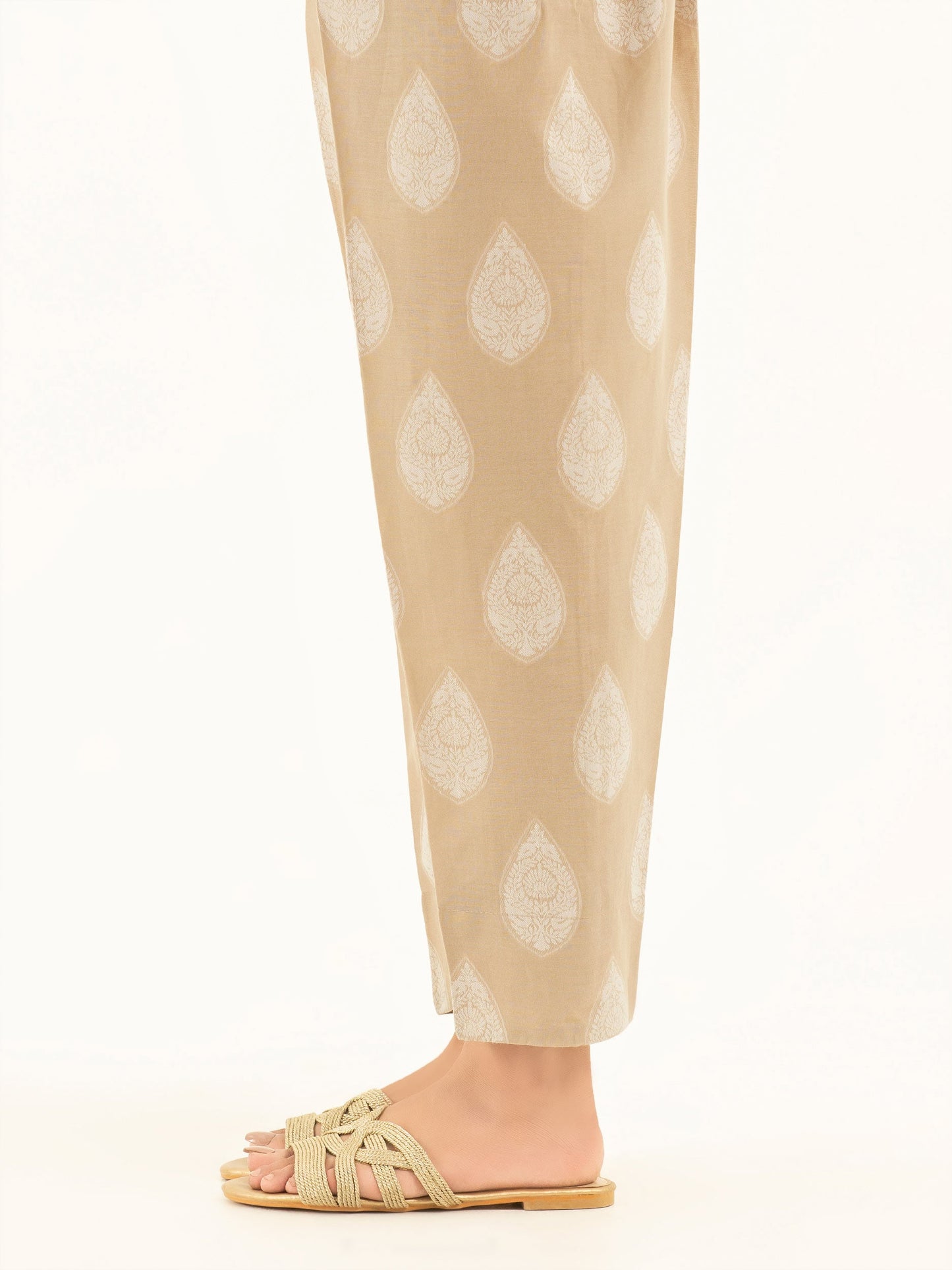 Printed Jacquard Trousers(Pret)