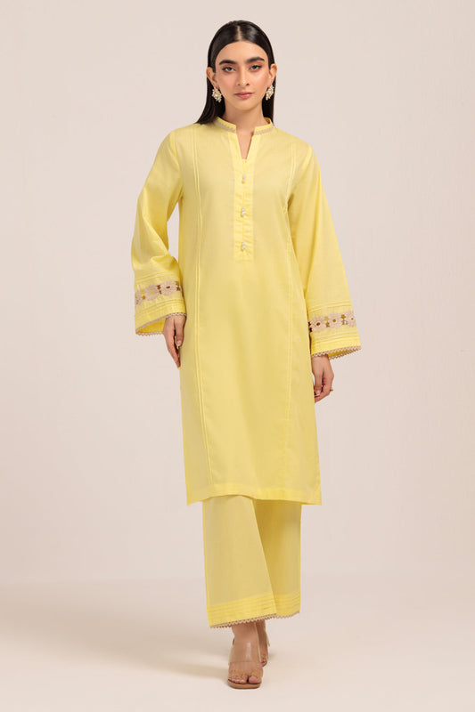 YELLOW-CAMBRIC-2 PIECE (PWS6242P07)