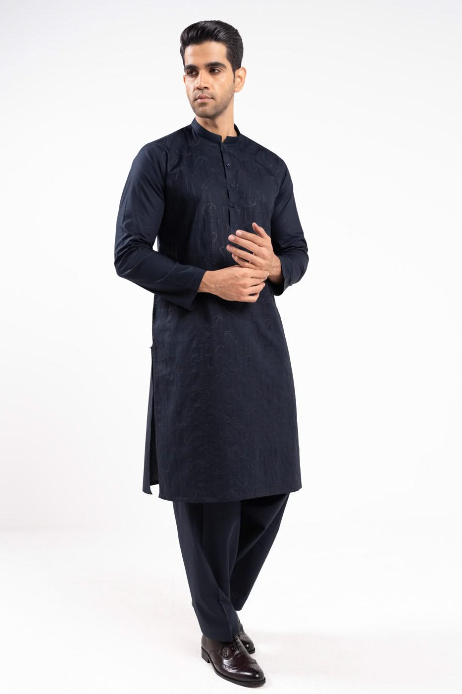 Regular Fit Embroidered Kurta Shalwar