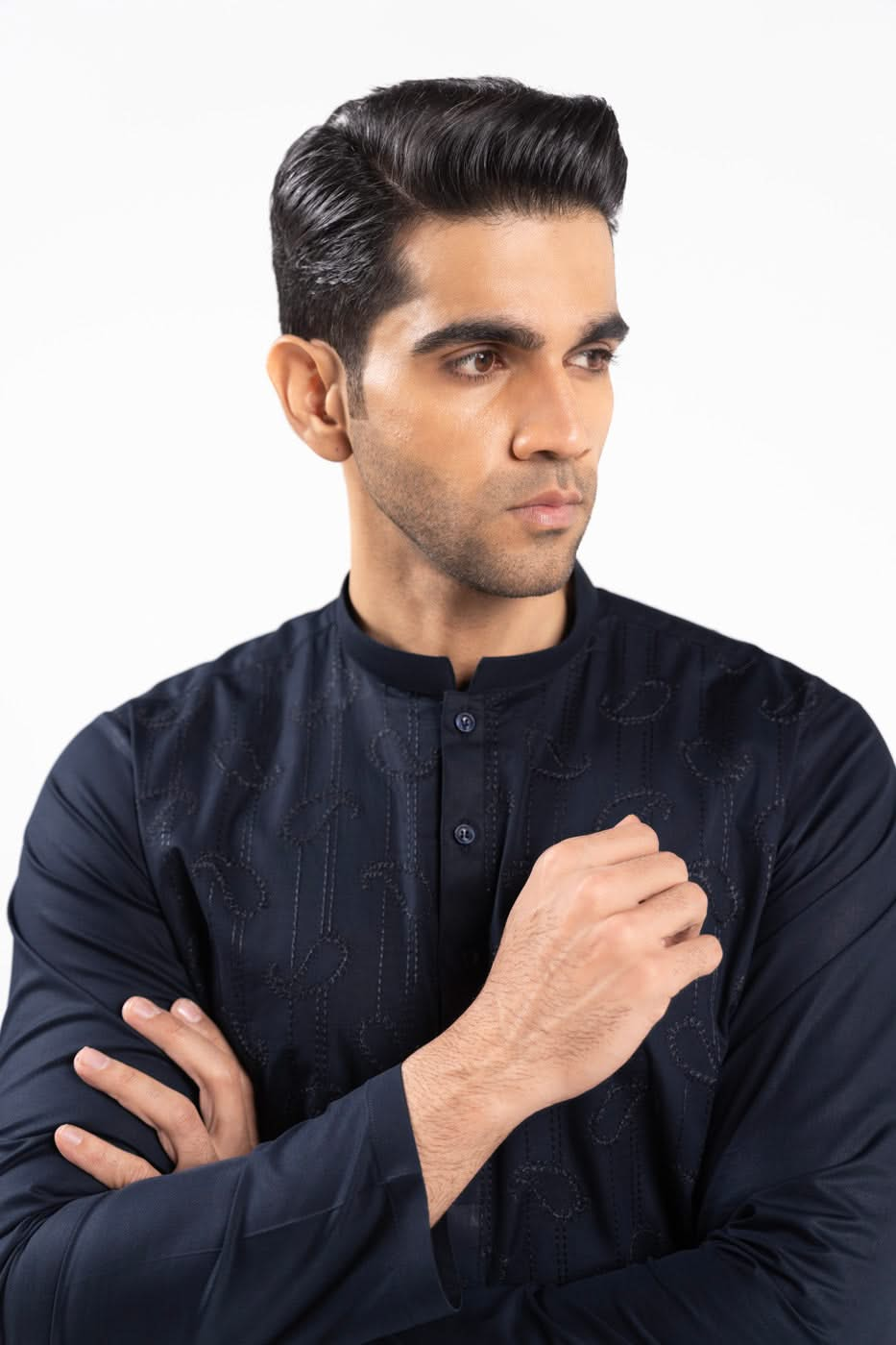 Slim Fit Embroidered Kurta Shalwar