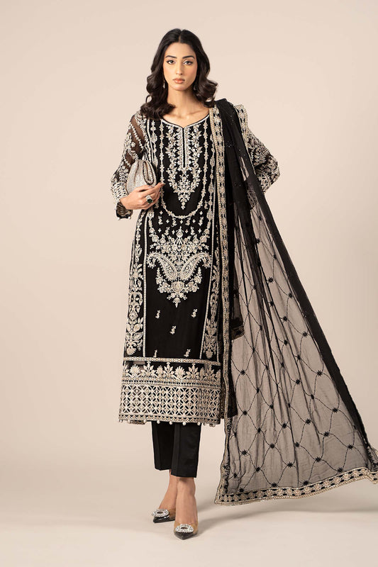 3 Piece Embroidered Chiffon Suit | SF-EF25-20