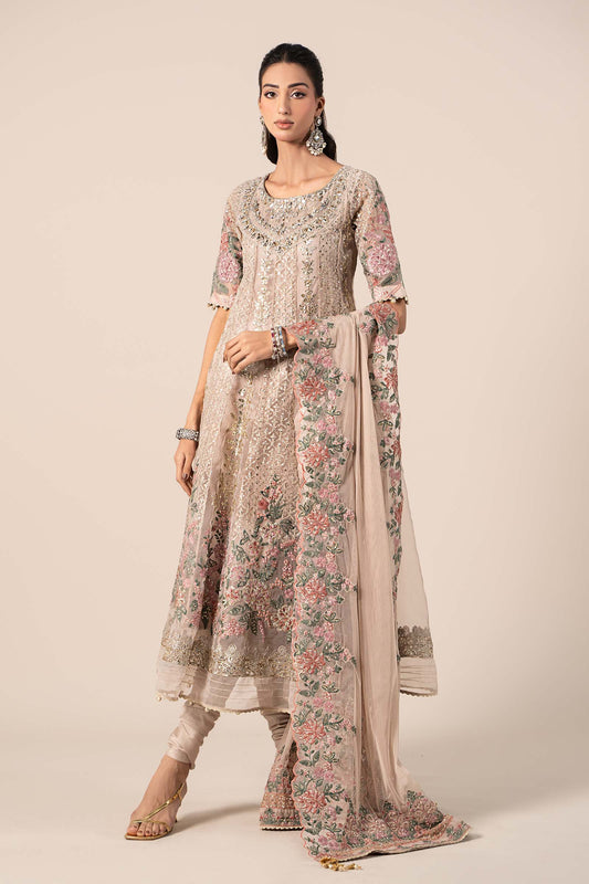 3 Piece Embroidered Organza Suit | SF-EF25-42