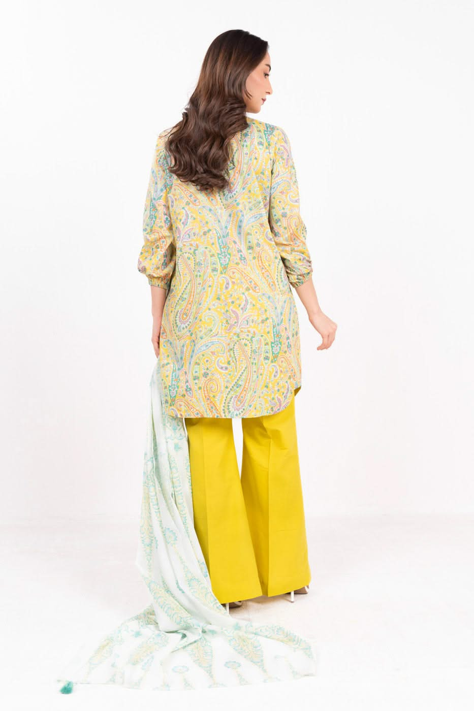 3 Piece Printed Lawn Suit With Printed Lawn Dupatta