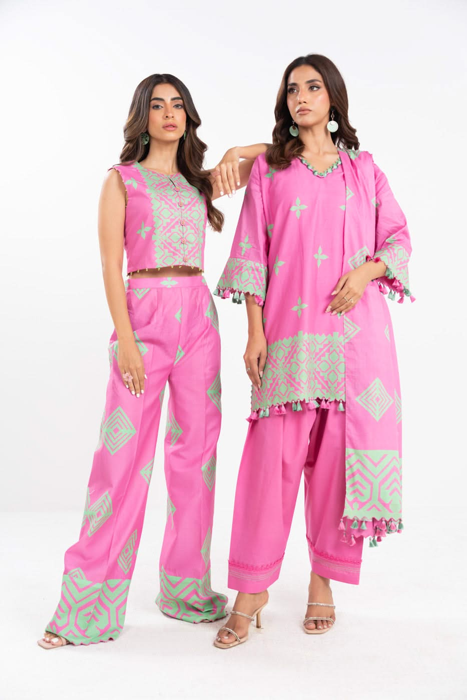 3 Piece  Printed Lawn Suit With Printed Lawn Dupatta