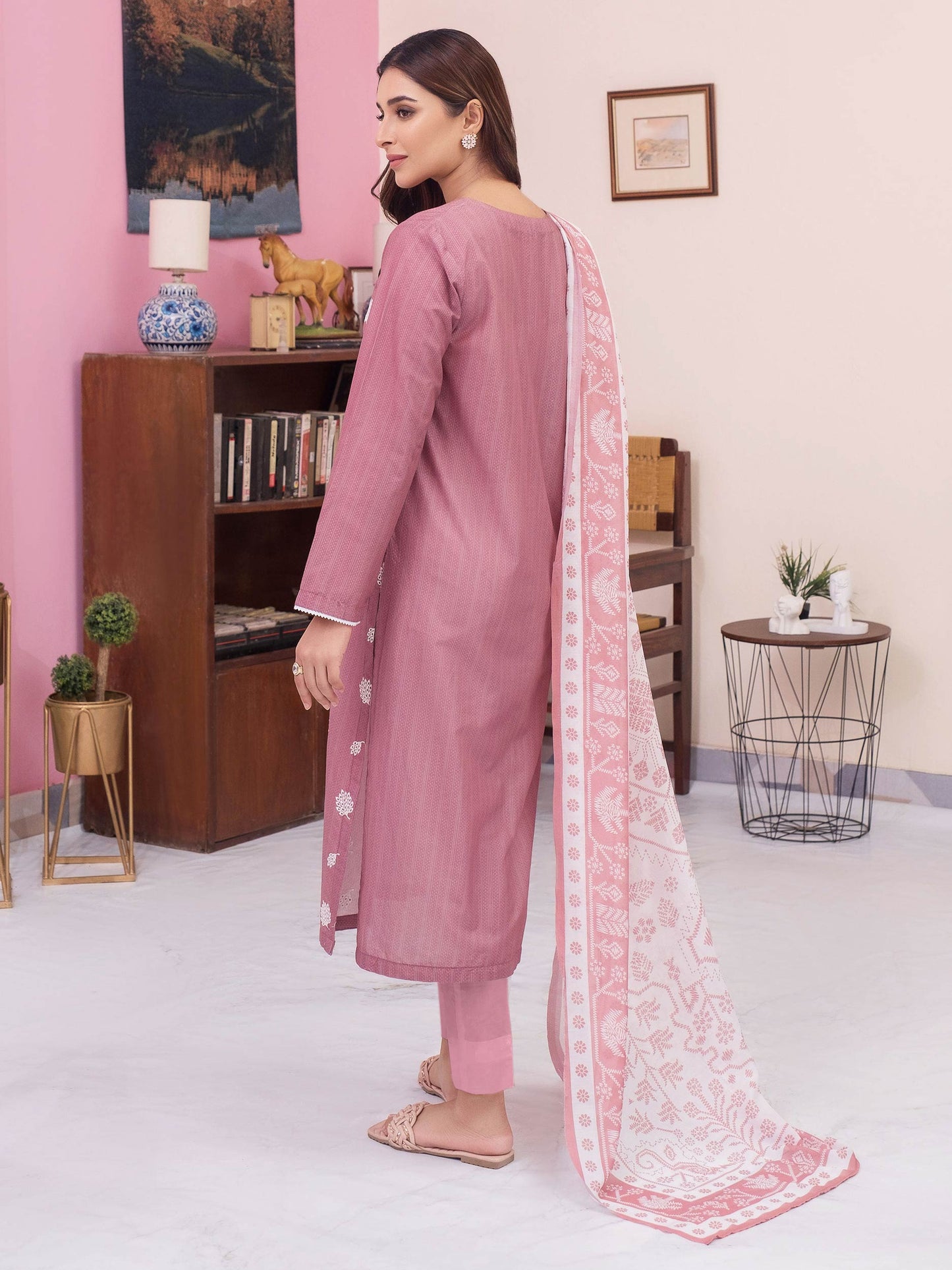 3 Piece Lawn Suit-Embroidered (Unstitched)