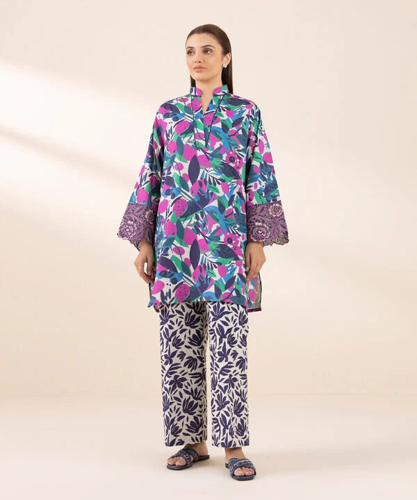 2 Piece - Embroidered Lawn Suit