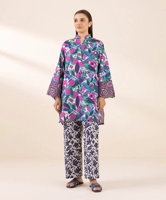 2 Piece - Embroidered Lawn Suit