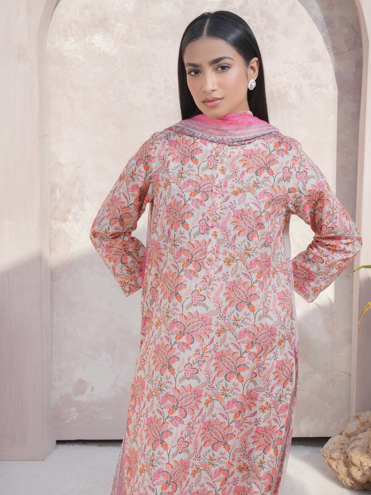 2 Piece Lawn Suit-Printed (Unstitched)