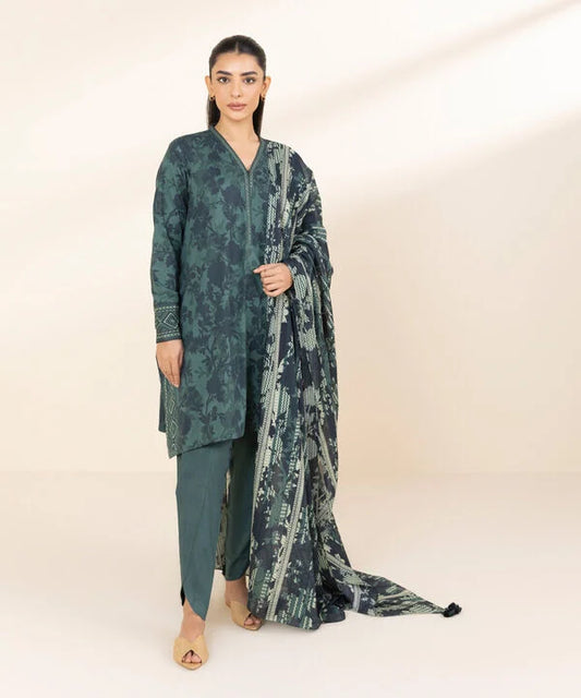 3 Piece - Printed Lawn Suit