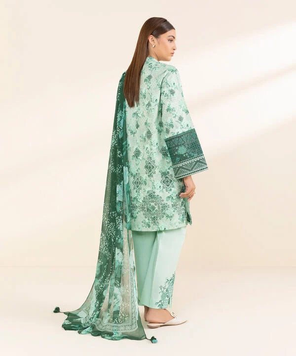 3 Piece - Embroidered Lawn Suit