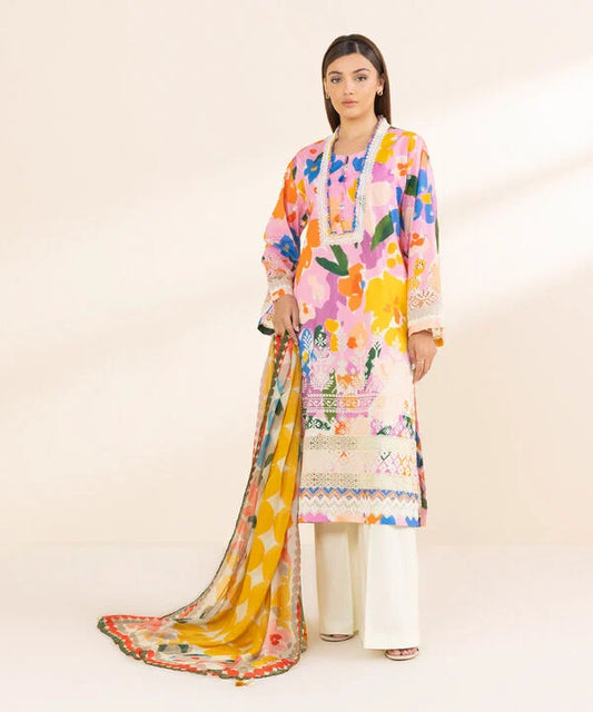 2 Piece - Embroidered Lawn Suit (Copy)