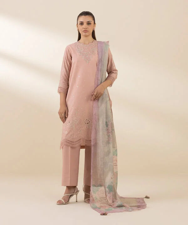 3 Piece - Embroidered Lawn Suit