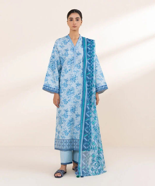 3 Piece - Embroidered Lawn Suit