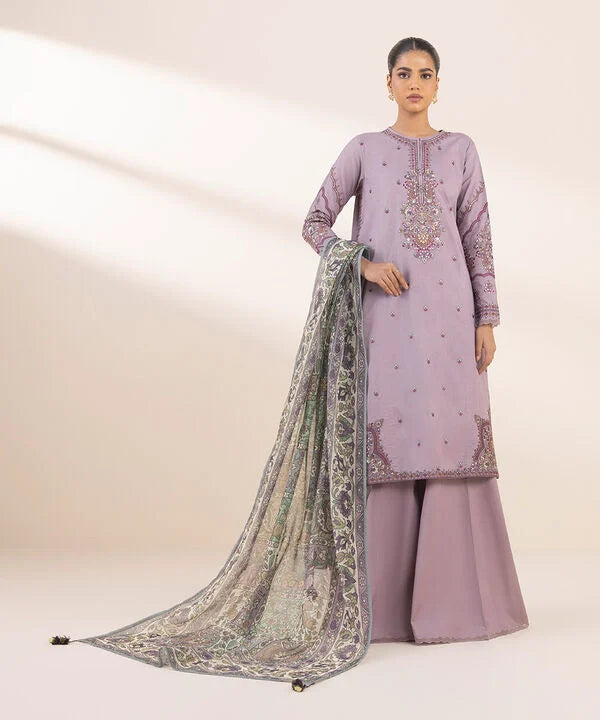 3 Piece - Embroidered Lawn Suit