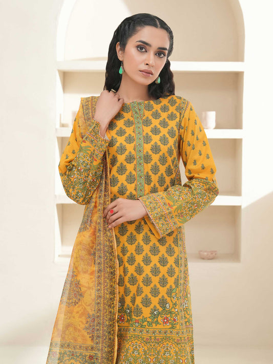 3 Piece Lawn Suit-Printed (Unstitched)