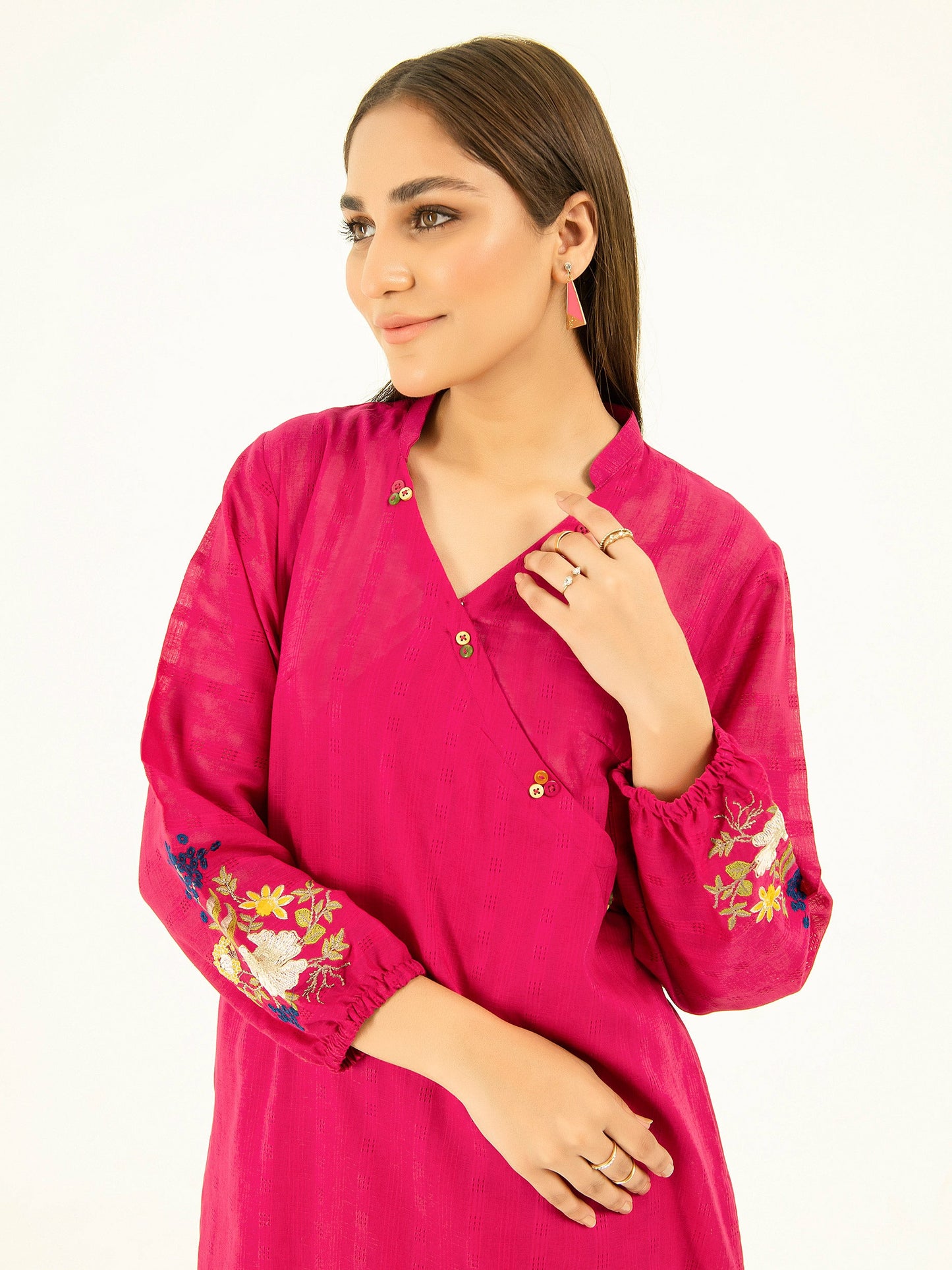 Lawn Shirt-Embroidered (Pret)