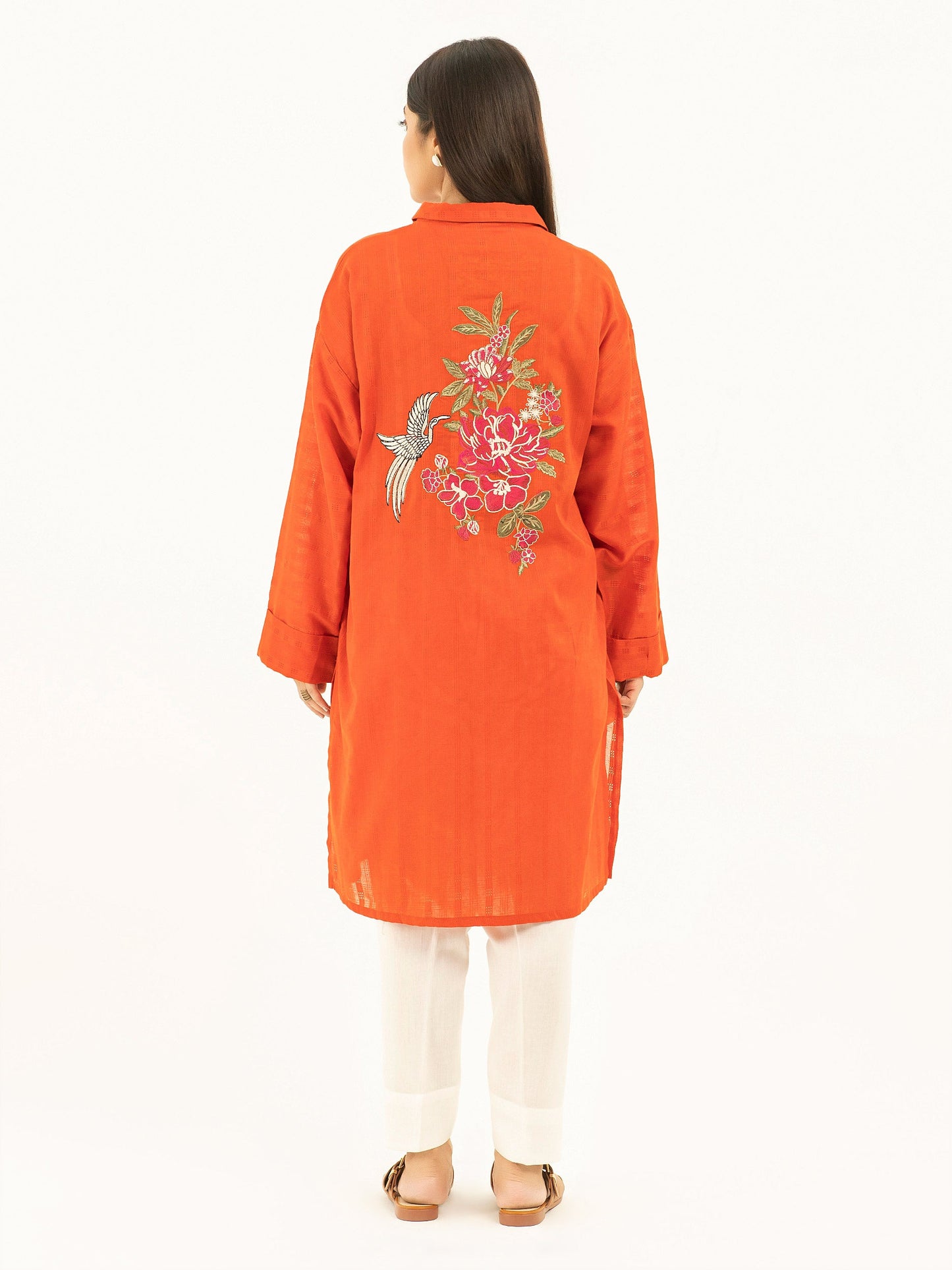 Lawn Shirt-Embroidered (Pret)