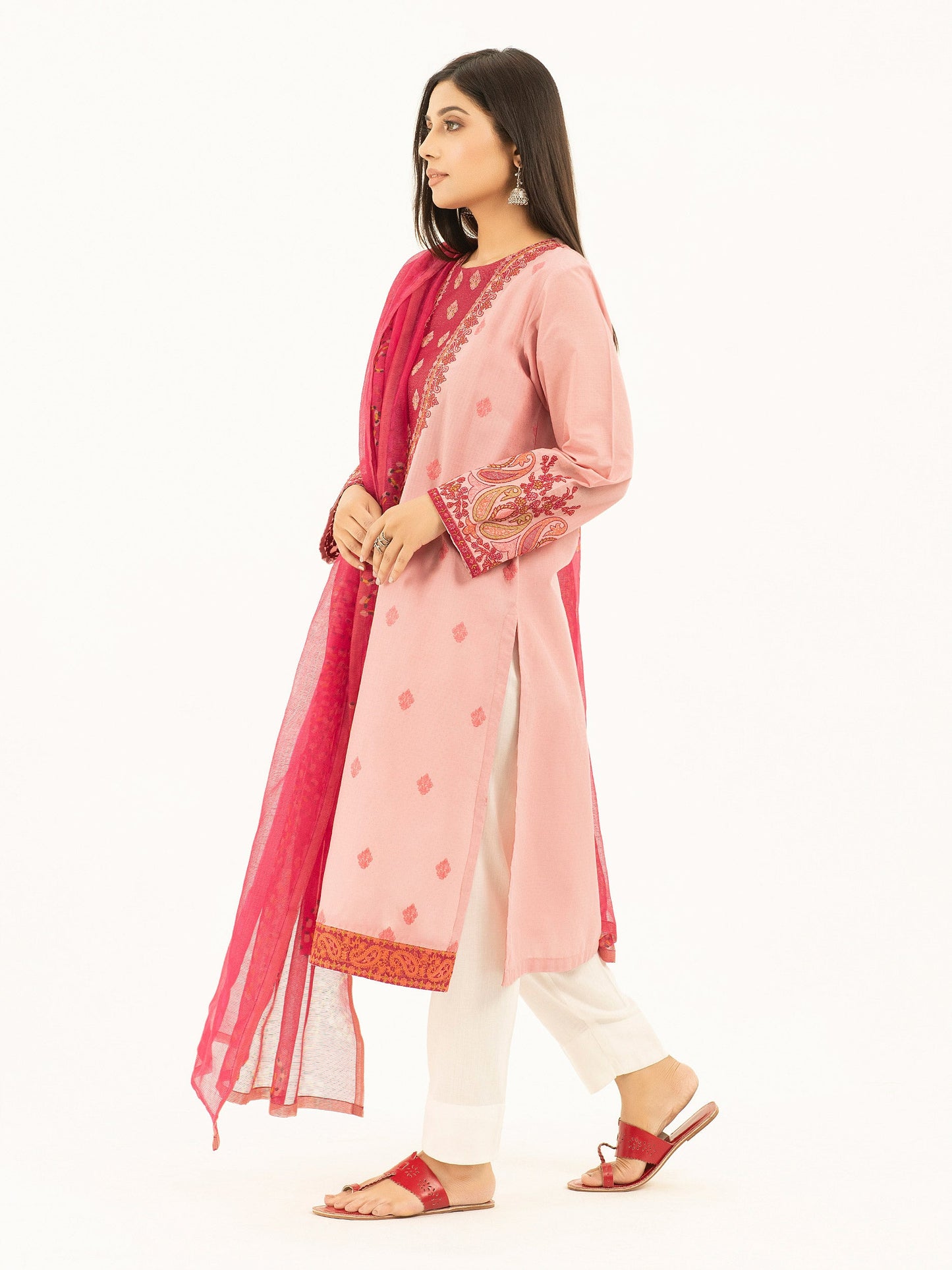 2 Piece Lawn Suit-Embroidered (Pret)