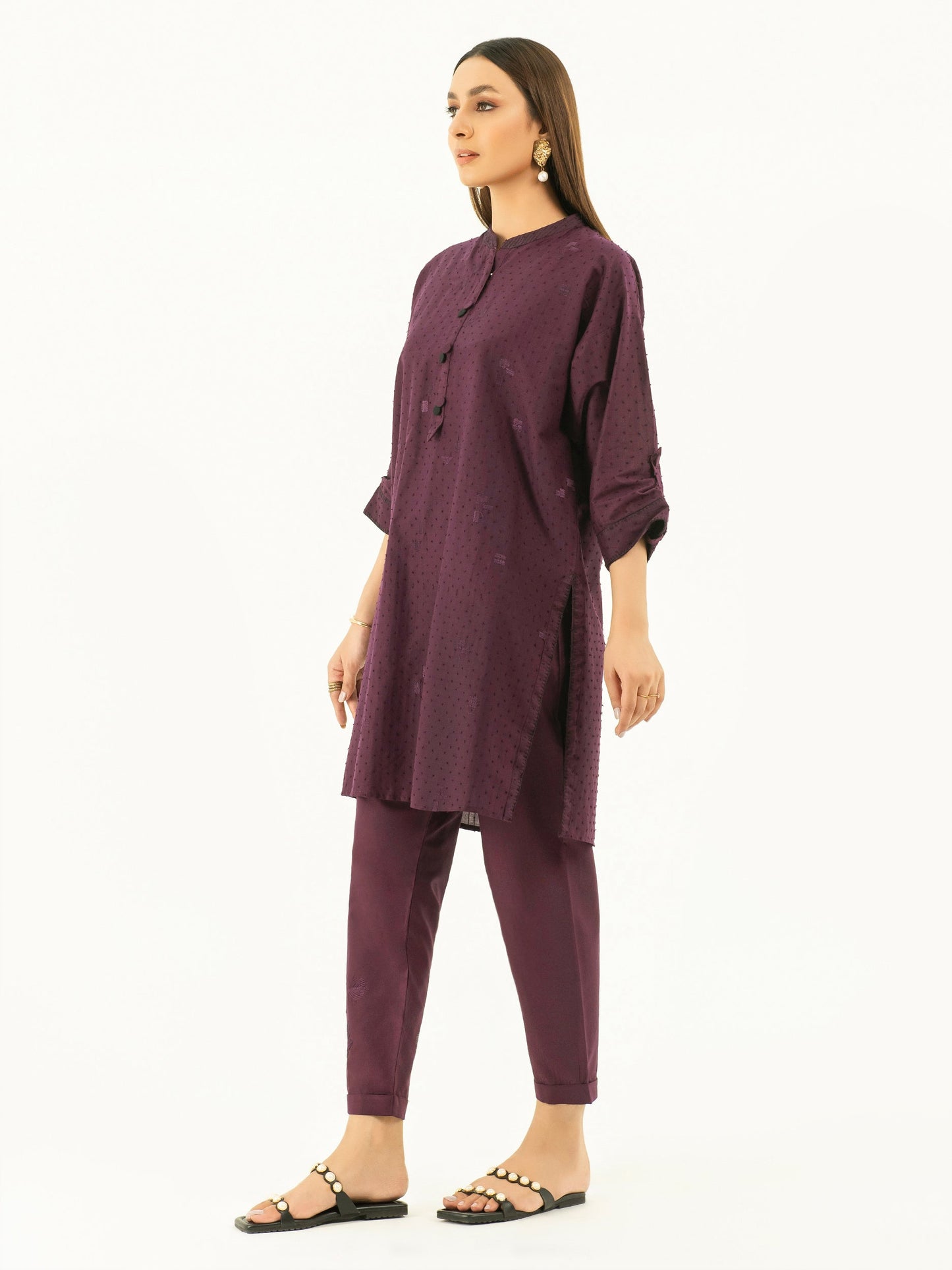 2 Piece Lawn Suit-Pret (Embroidered)