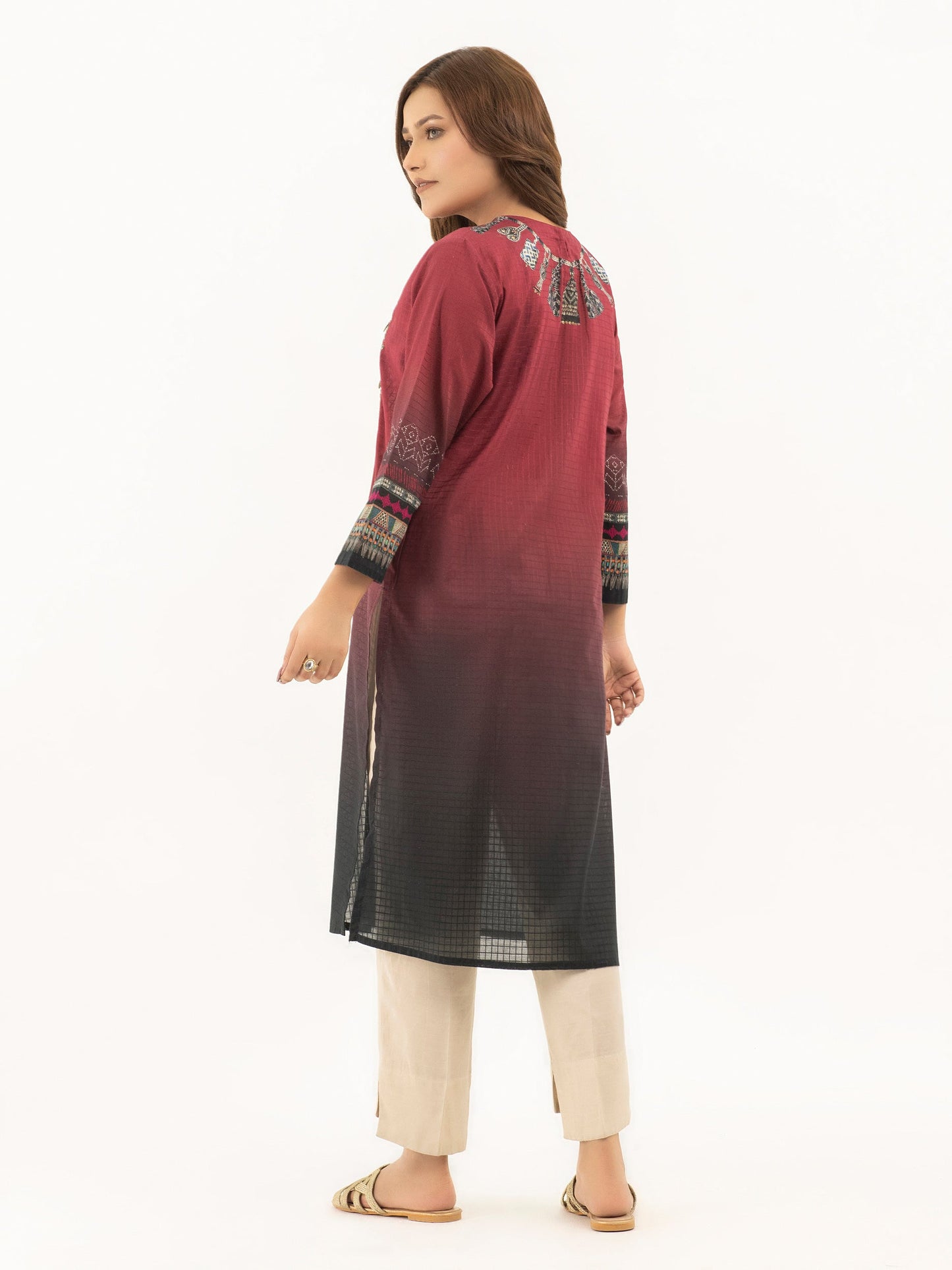 Lawn Shirt-Embroidered (Pret)