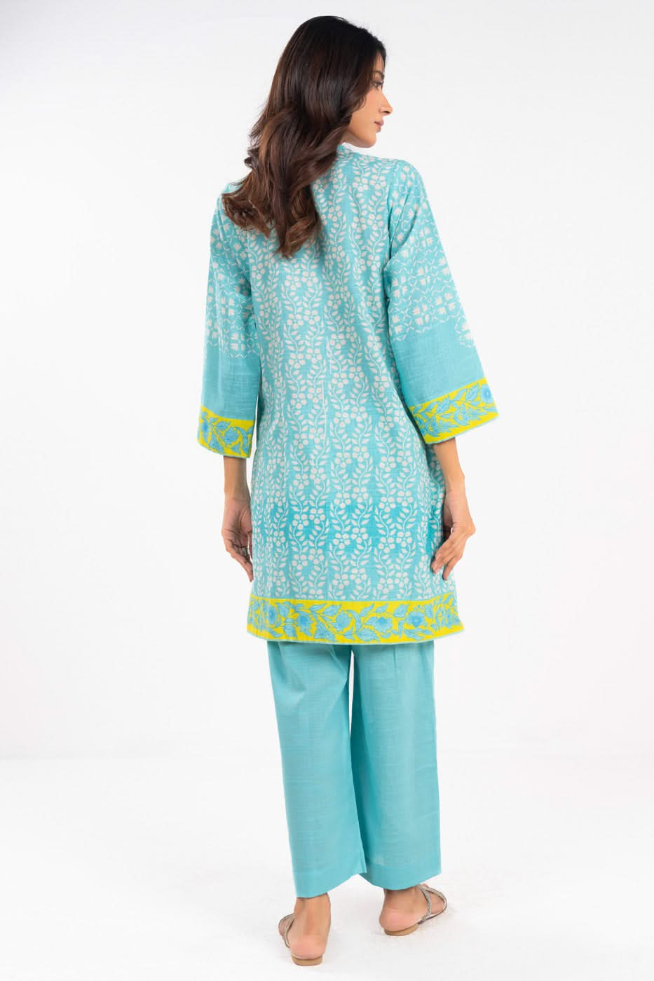 Stitched - 2 Pc Embroidered Irish Lawn Outfit