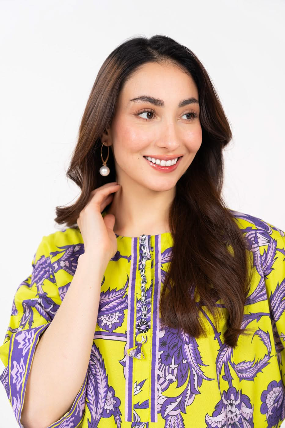 Stitched - Printed Cambric Kurti