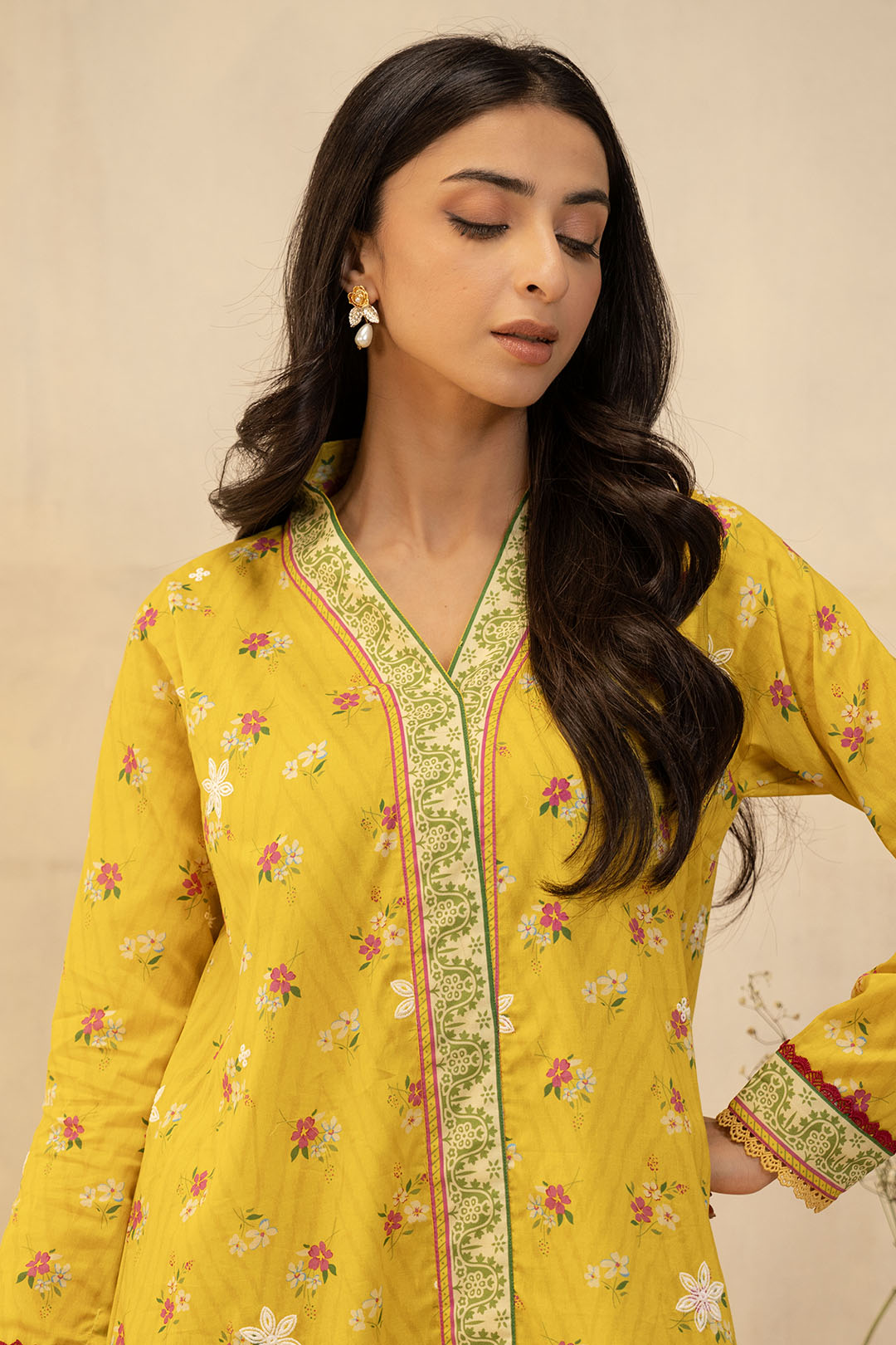 Embroidered Shirt Shalwar - 0098