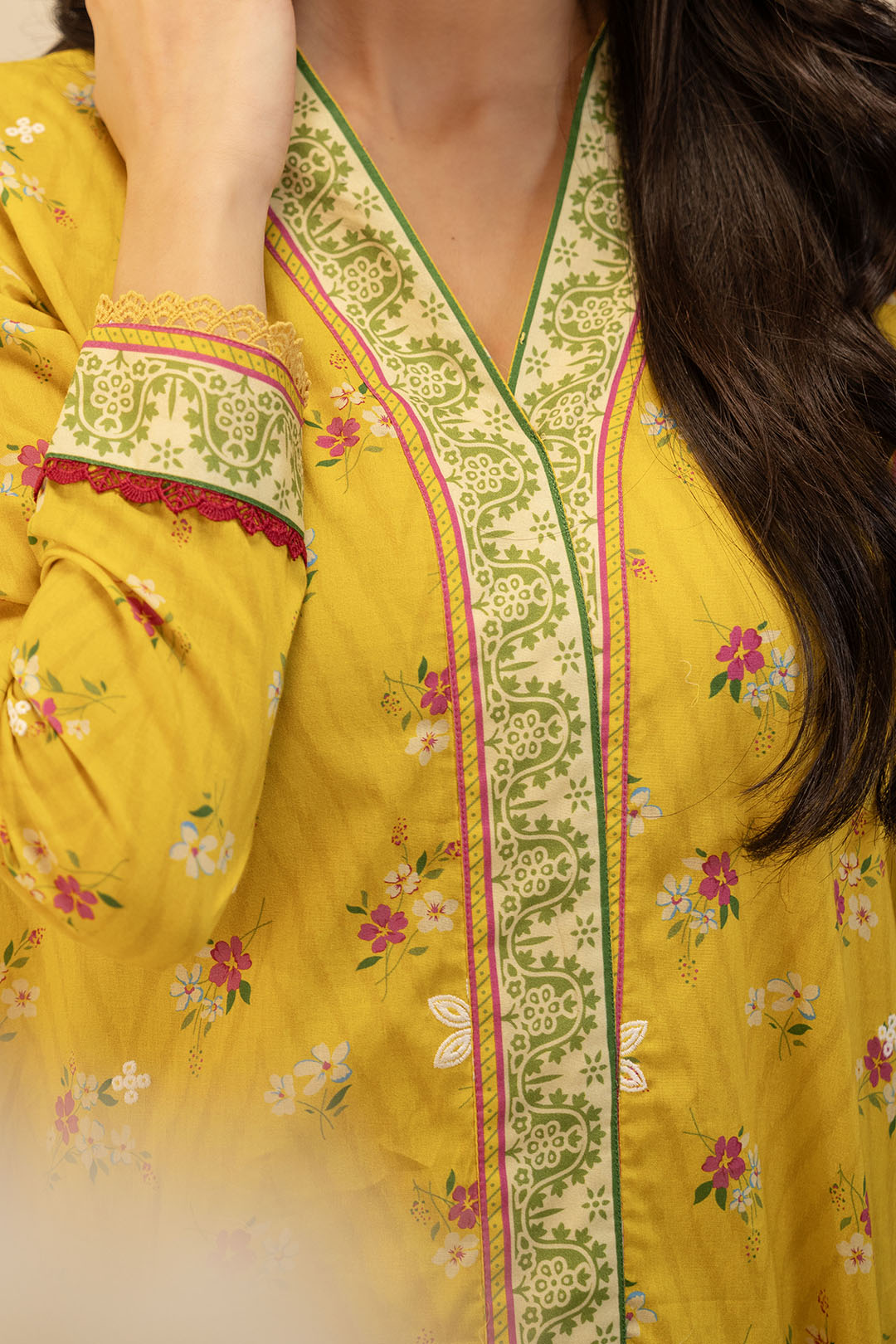 Embroidered Shirt Shalwar - 0098