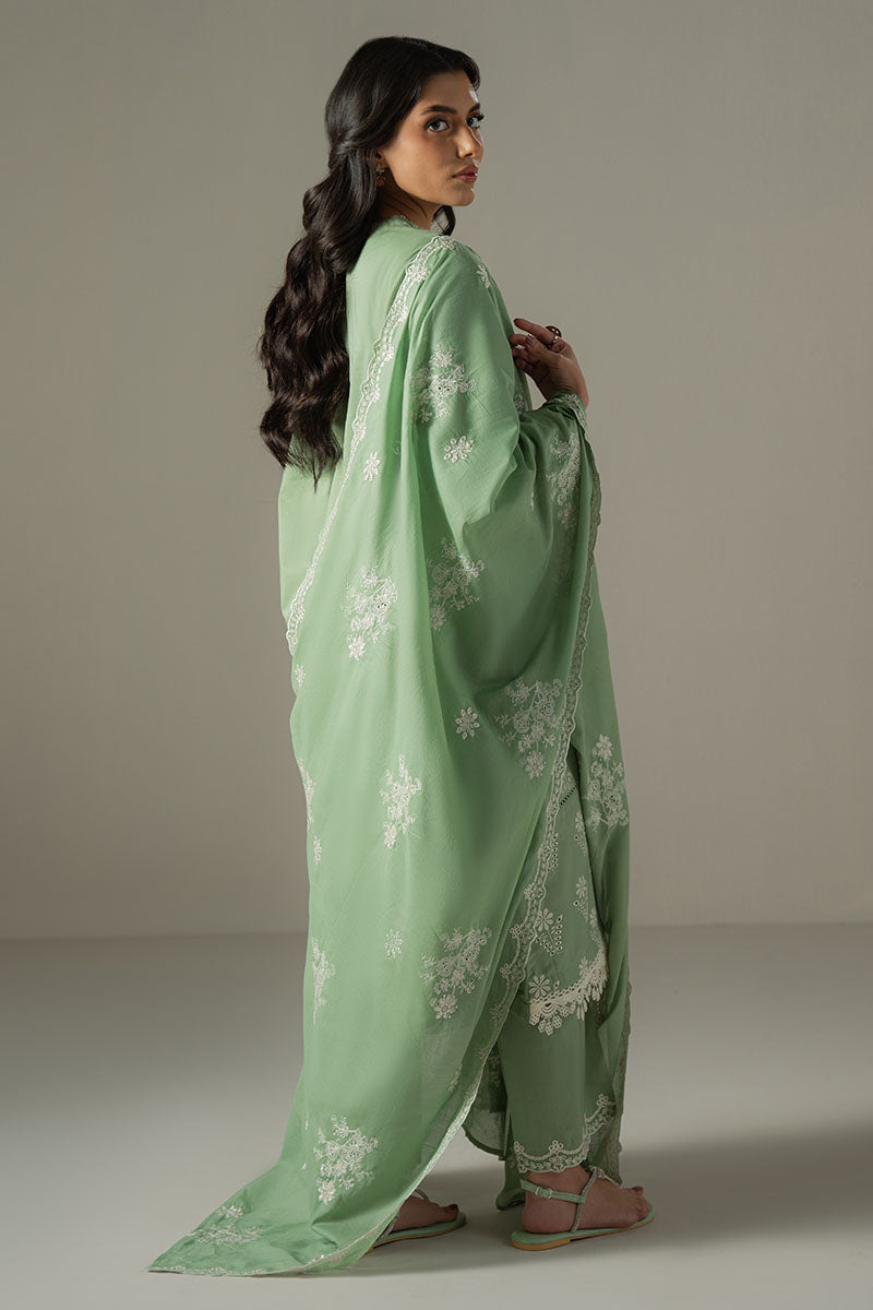 SAGE GARDEN-3PC CHIKANKARI SUIT