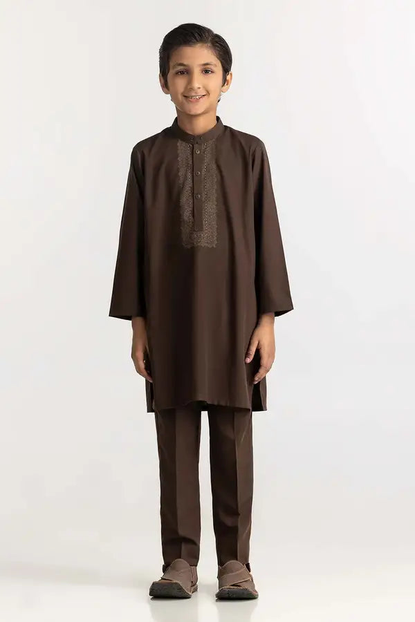 Chocolate Brown Styling Suit SK-KS24-070