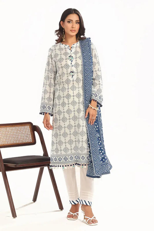 3 Piece Unstitched Printed Lawn Suit CL-42316 B