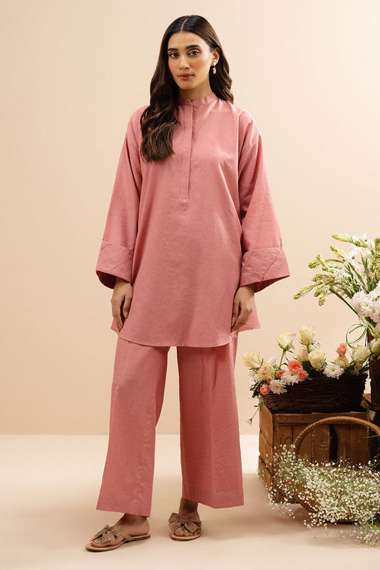 DUSTY ROSE-2 PC (SHIRT & TROUSER)