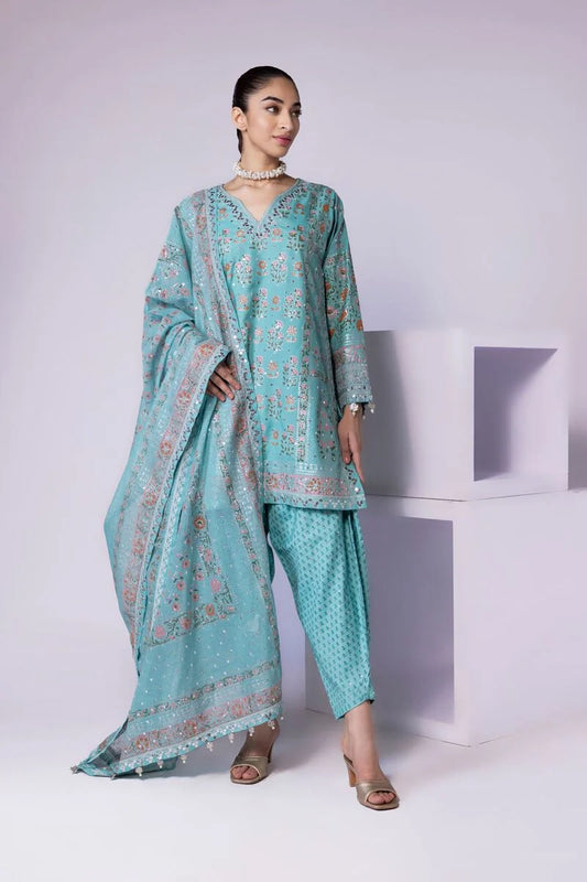 Embroidered | Russian Raw Silk Kurta