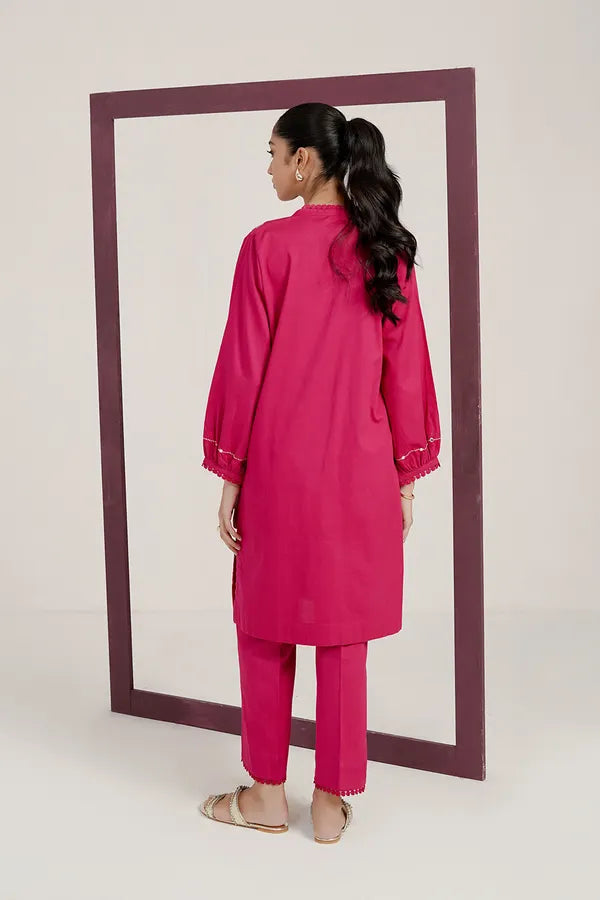 Corduroy Embroidered Shirt And Dyed Trouser IPST-44260