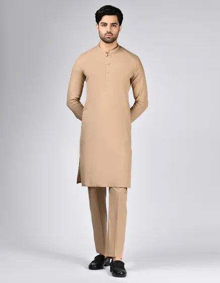 SAND BLENDED UNSTITCHED KAMEEZ SHALWAR FABRIC | JJMS-3016