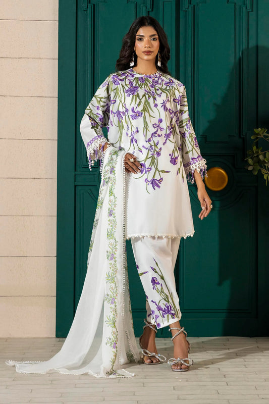 Unstitched 3 Piece Lawn Suit