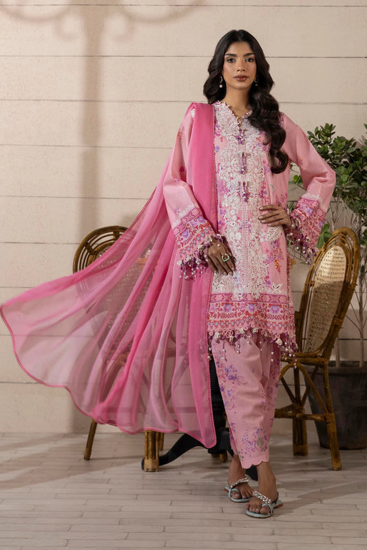 Unstitched 3 Piece Lawn Suit