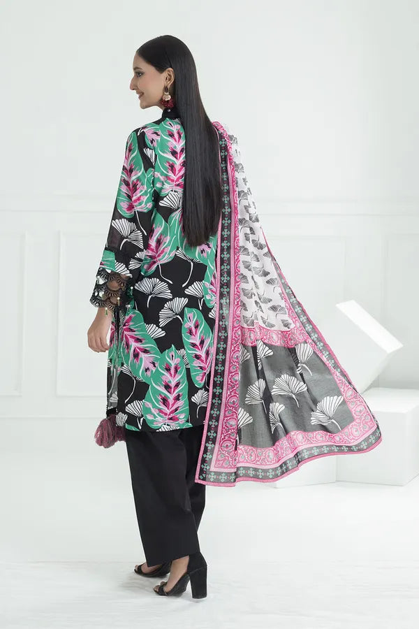 3 Piece Unstitched Jacquard Suit with Printed Lawn Dupatta CL-52478