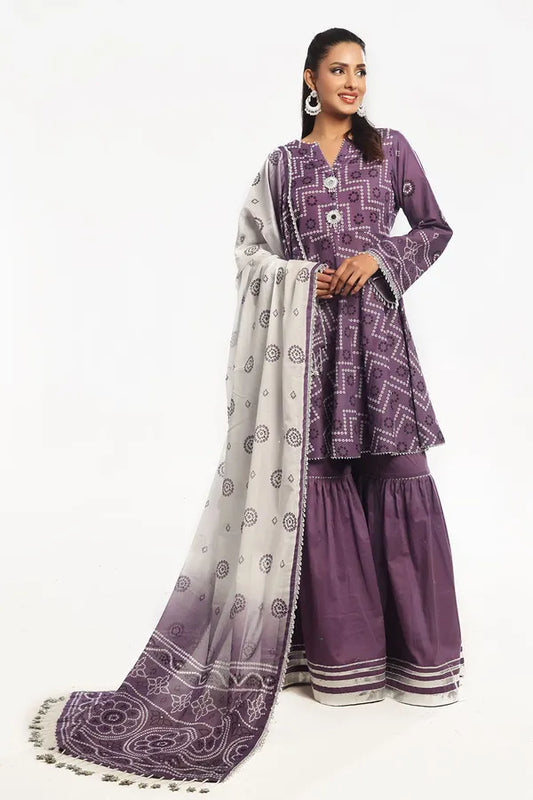 3 Piece Unstitched Printed Lawn Suit CL-52170 B