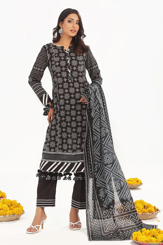 3 Piece Unstitched Printed Lawn Suit CL-52412 A