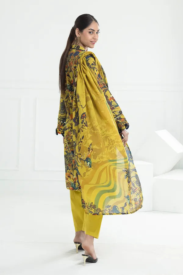 3 Piece Unstitched Printed Lawn Suit CL-52471