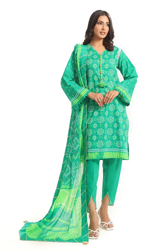 3 Piece Unstitched Printed Lawn Suit CL-52445 A