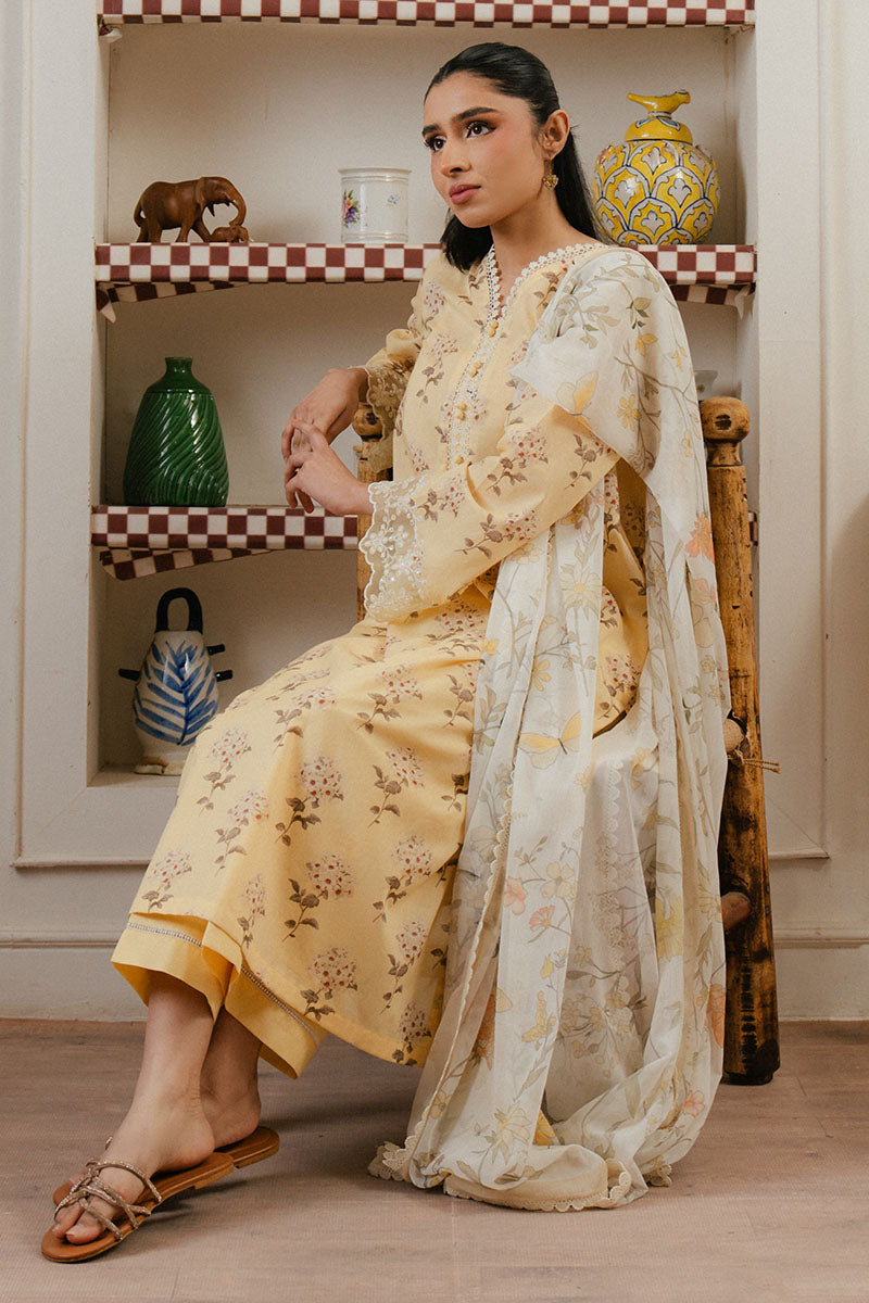 ORCHID IMPRESSION-3 PC PRINTED LAWN SUIT